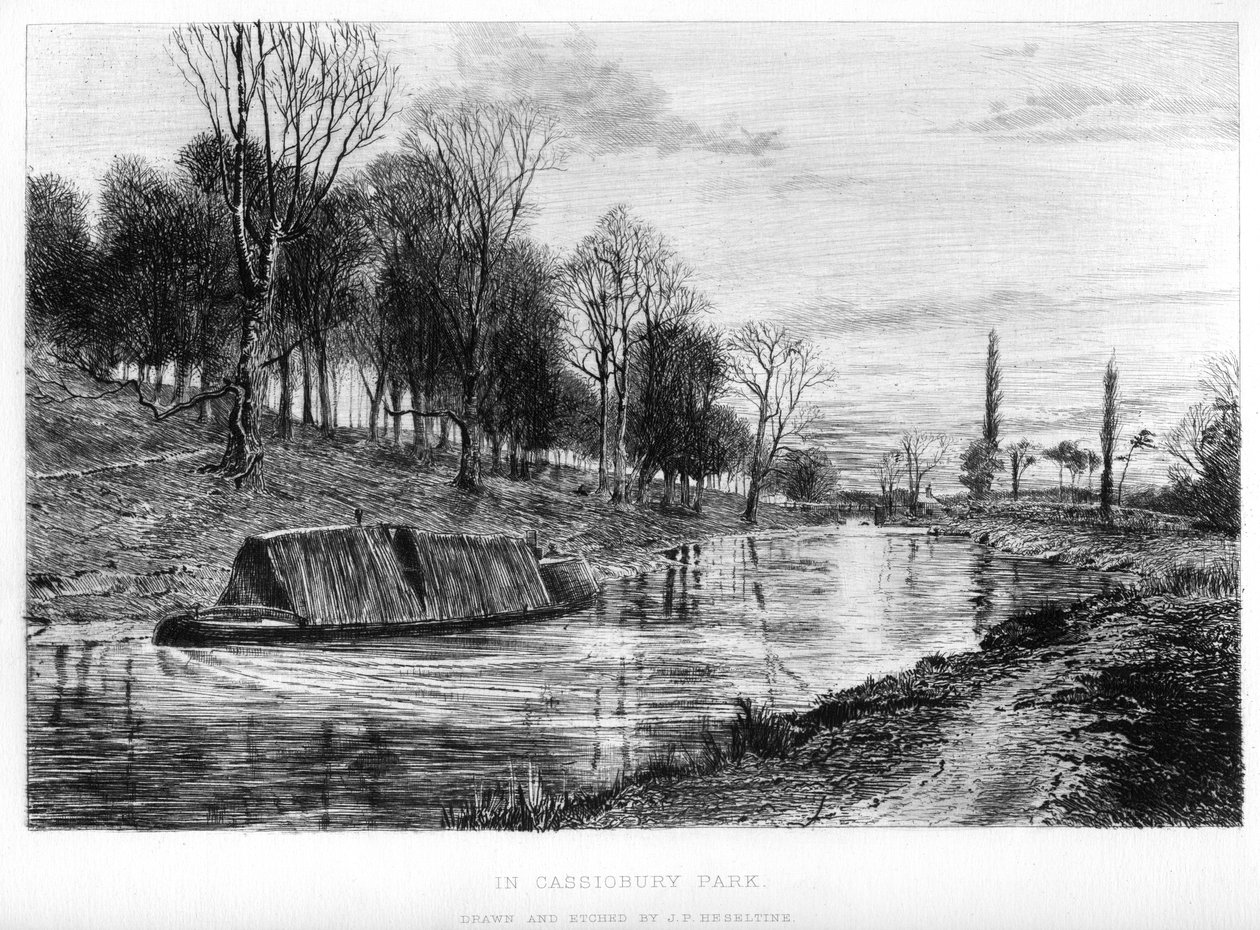 Im Cassiobury Park, 19. Jahrhundert von John Postle Heseltine