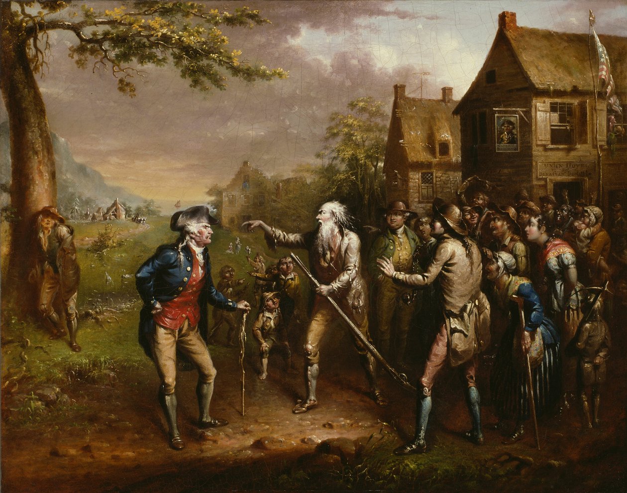 Rip Van Winkle, 1829 von John Quidor