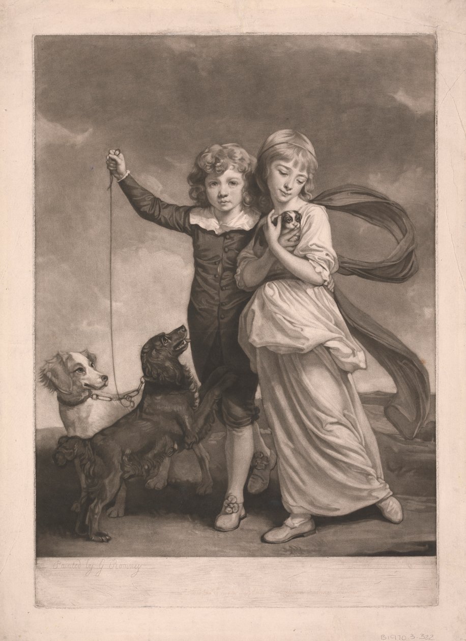 Die Clavering-Kinder von John Raphael Smith