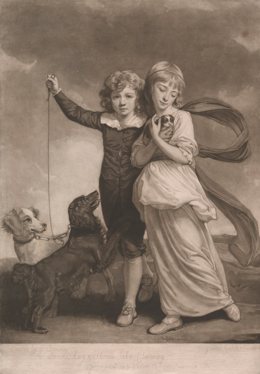 Die Clavering-Kinder von John Raphael Smith