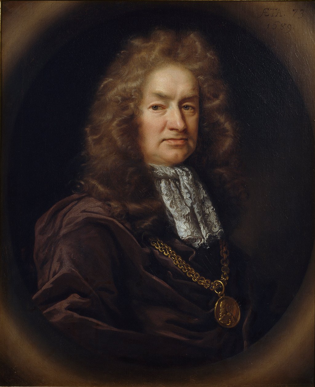 Elias Ashmole, 1687 von John Riley