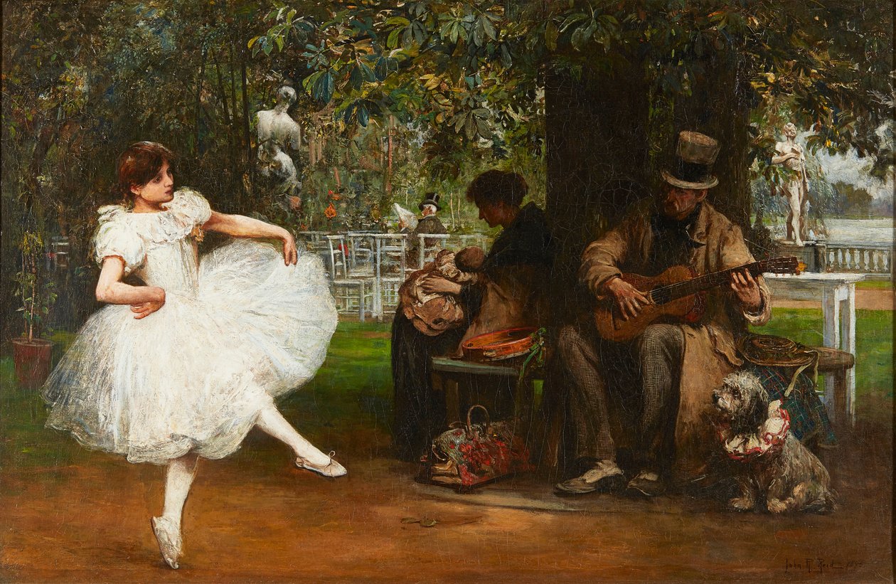 Der alte Schausteller von John Robertson Reid