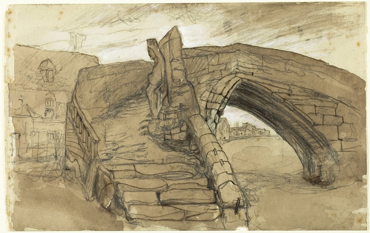 Brücke bei Croyland von John Ruskin