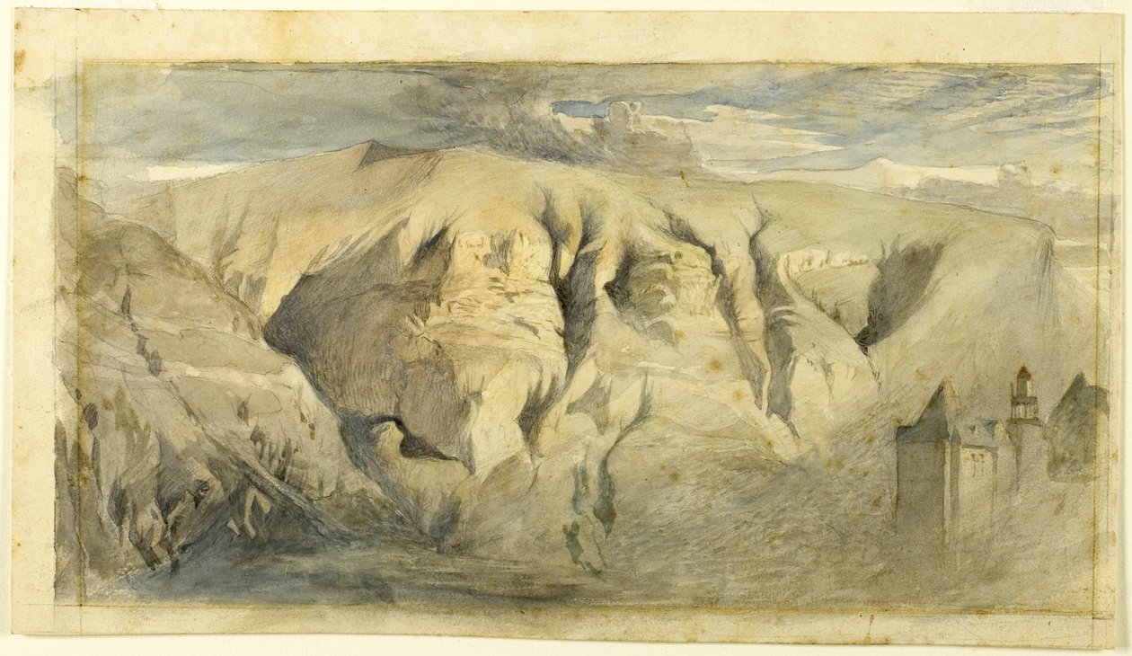 Mont Salève von John Ruskin