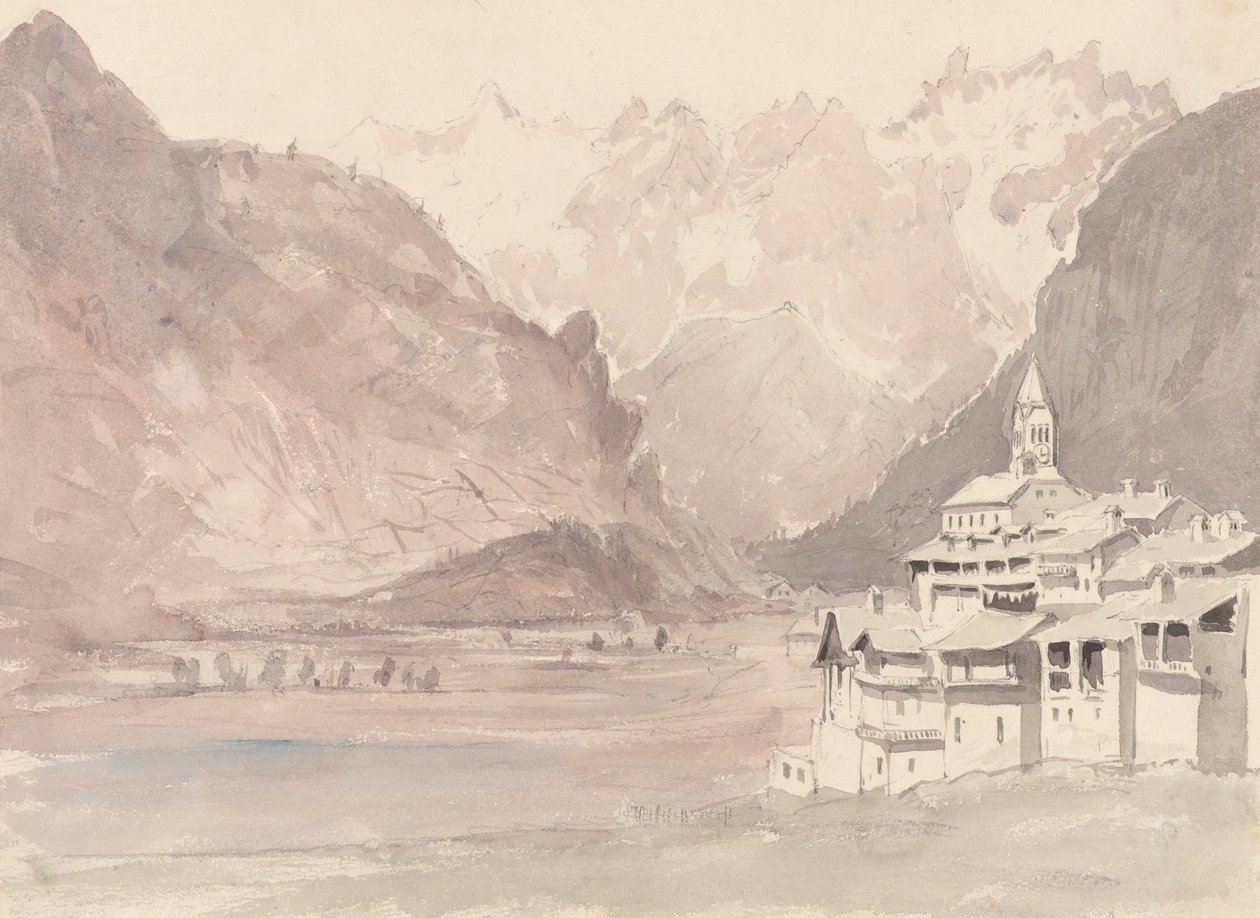 Schweizer Berglandschaft von John Ruskin