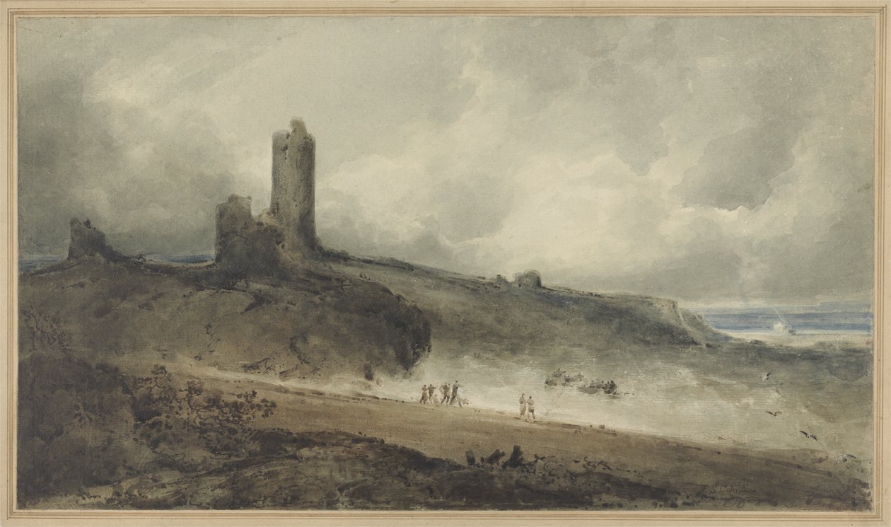 Schloss Aberystwyth von John Sell Cotman