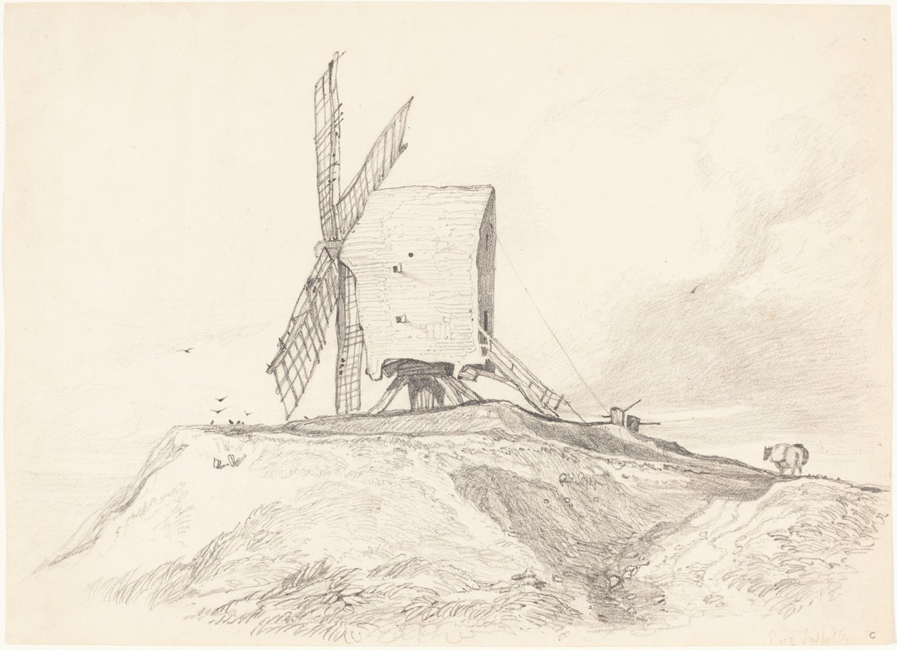 Eye Mill in Suffolk von John Sell Cotman