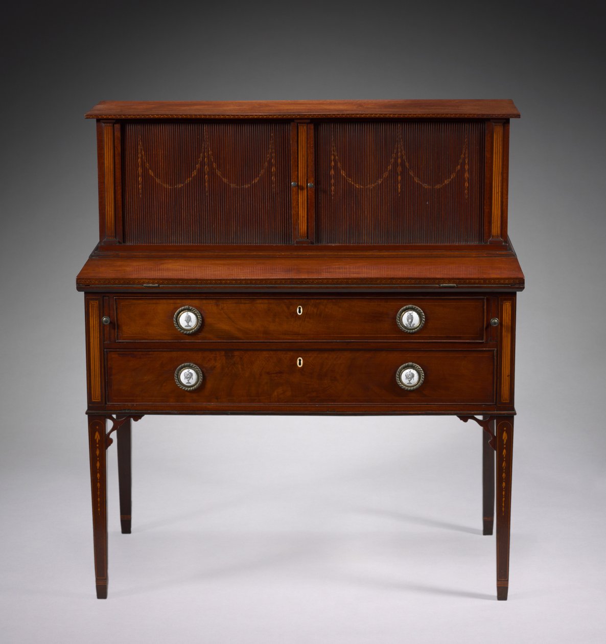 Tambour-Schreibtisch, ca. 1800 von John Seymour