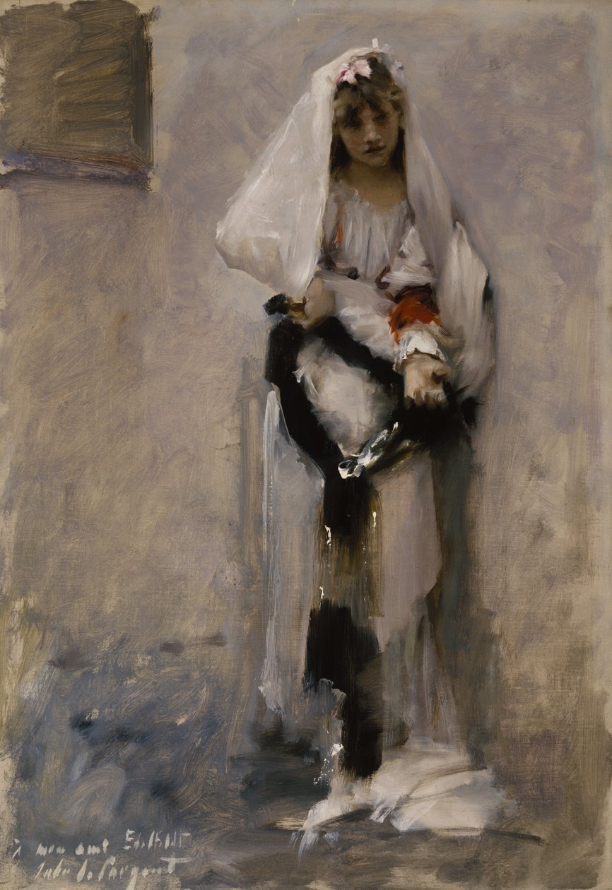 Ein Pariser Bettlermädchen von John Singer Sargent