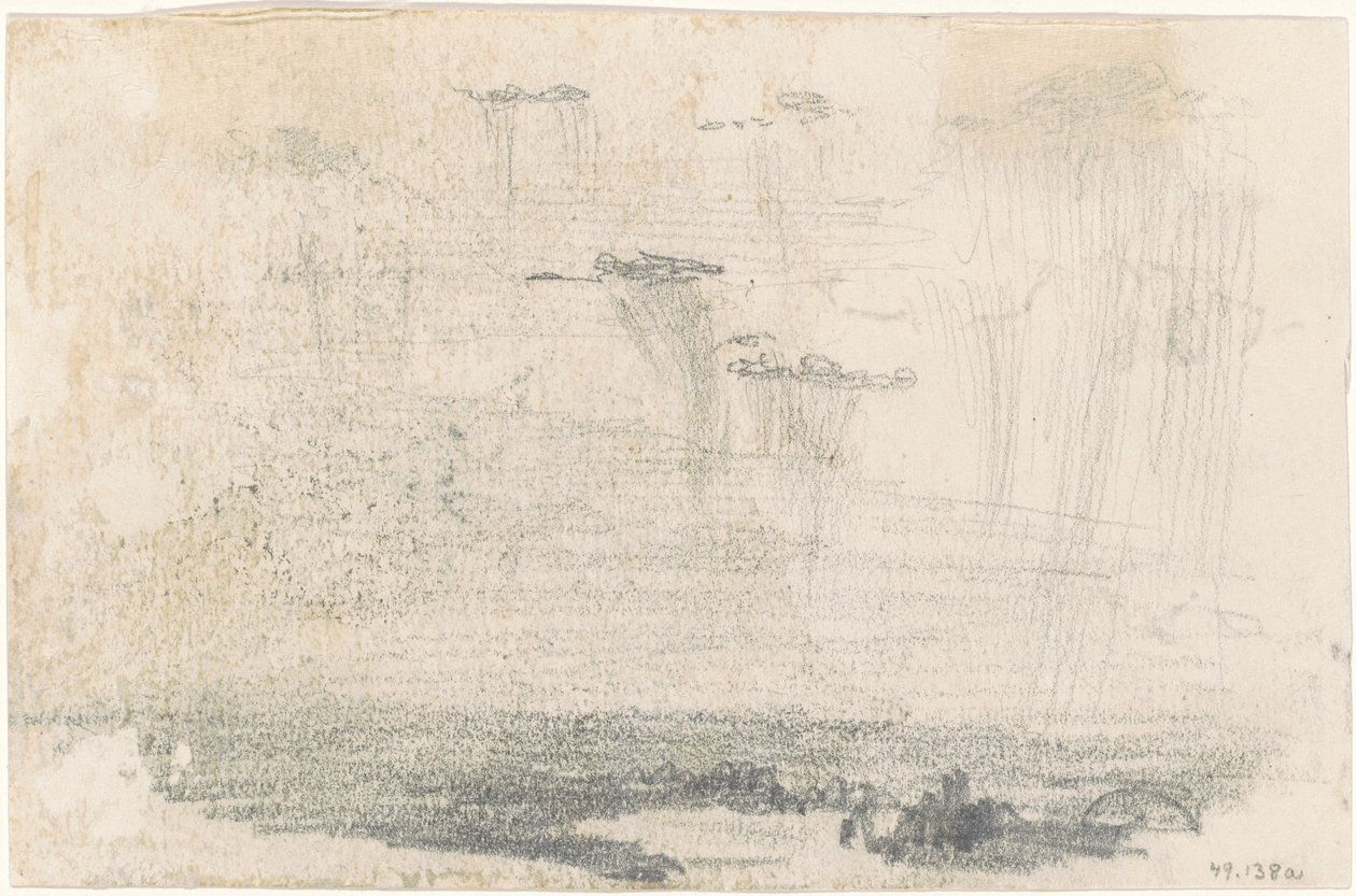 Wolken [verso] von John Singer Sargent