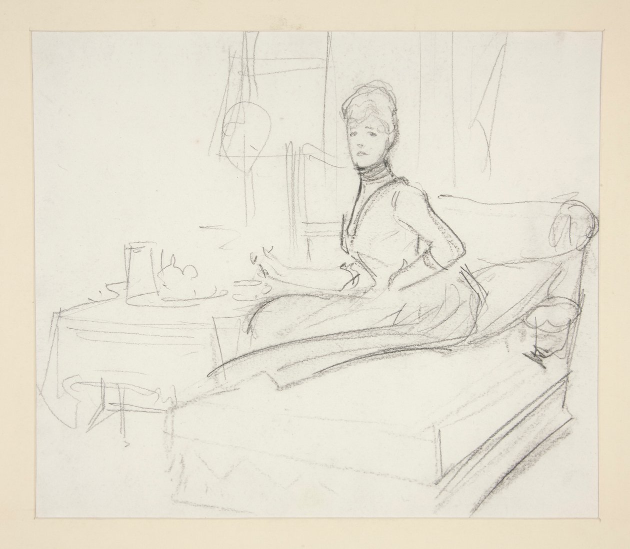 Dame am Teetisch von John Singer Sargent