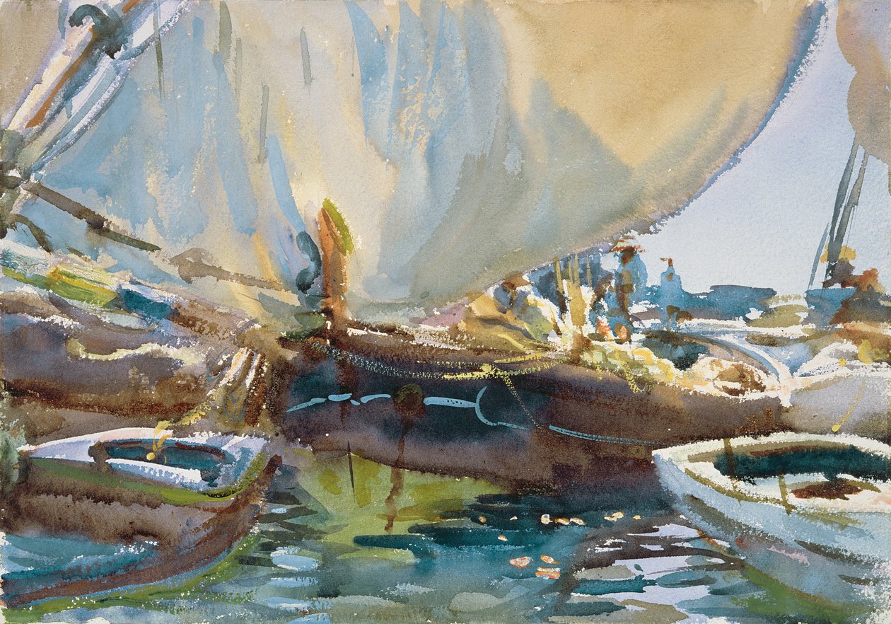 Melonenboote, ca. 1905 von John Singer Sargent