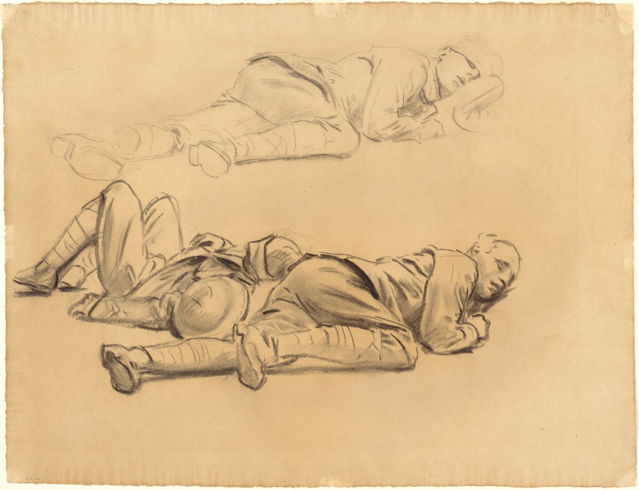 Studien für "Vergast" von John Singer Sargent
