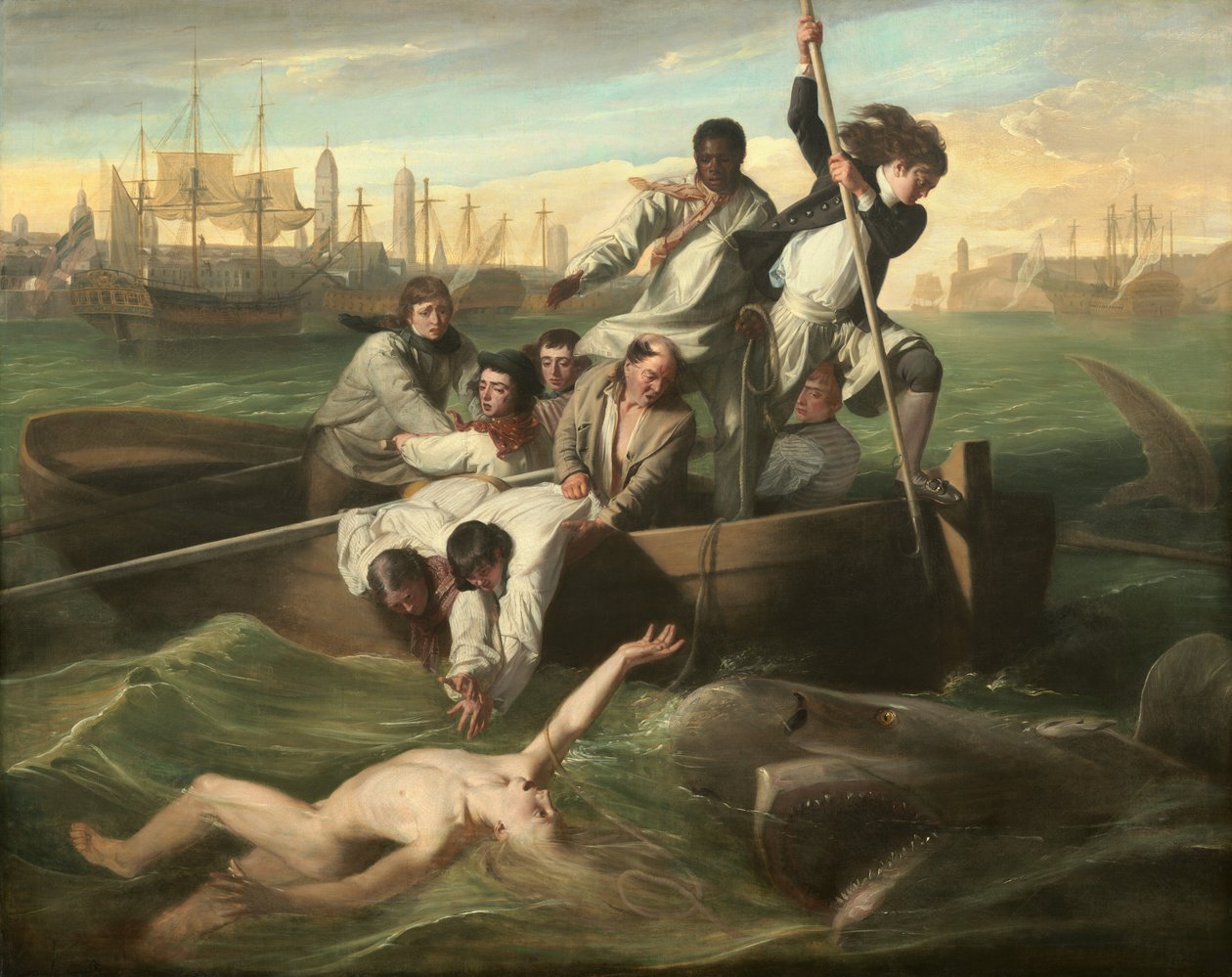 Watson und der Hai, 1778 von John Singleton Copley