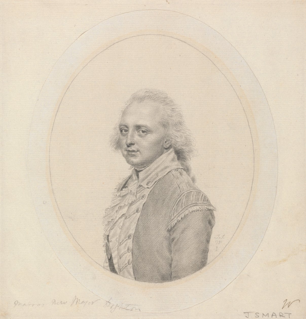 Porträt von Lt. John Dighton von John Smart