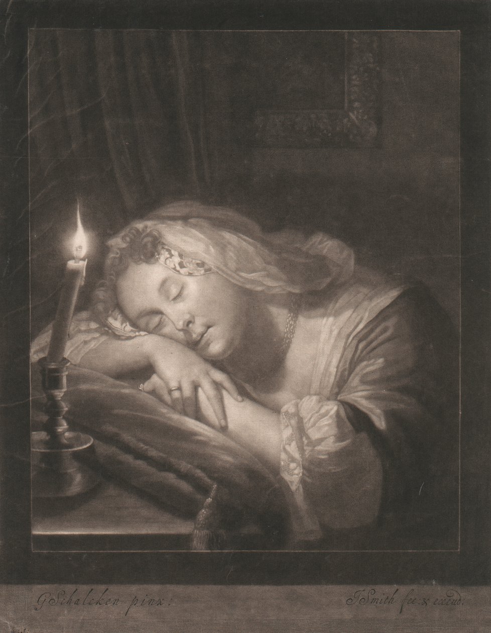 Schlafende Frau von John Smith