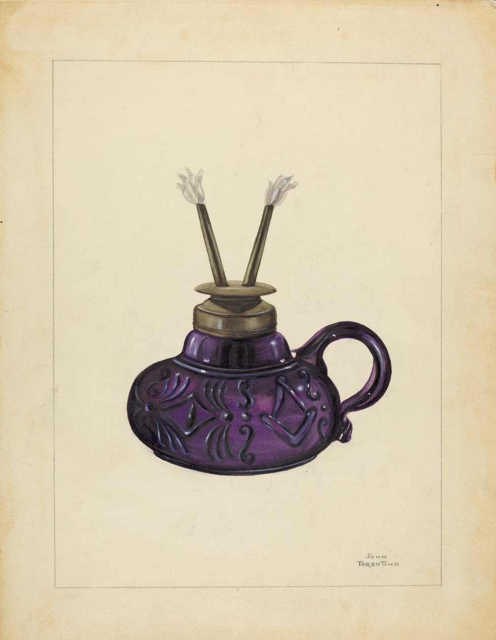 Lampe, ca. 1940 von John Tarantino