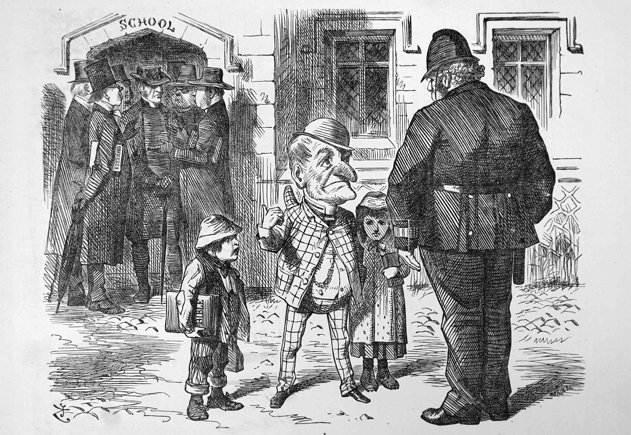 Mr. Punch appelliert an John Bull von John Tenniel