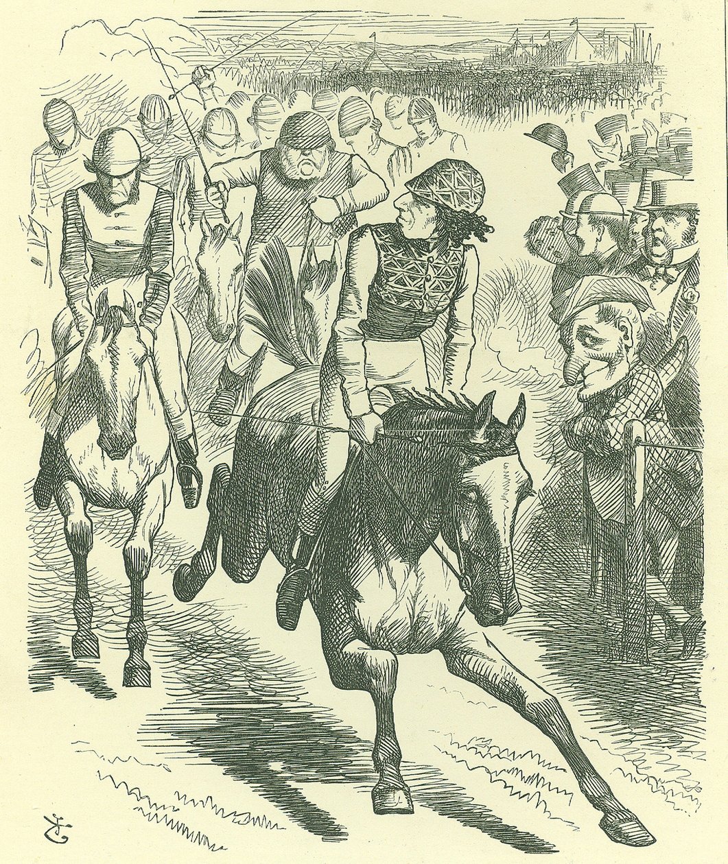Das Derby von John Tenniel