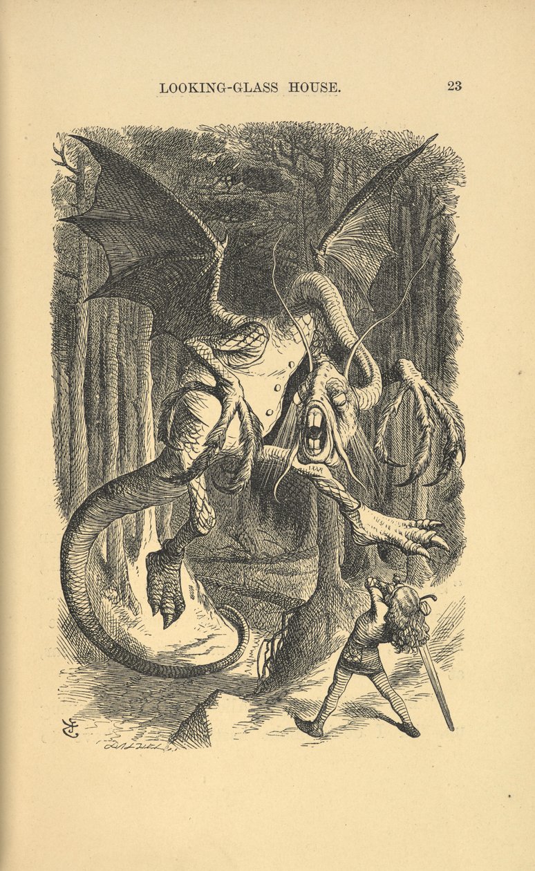 Der Jabberwocky von John Tenniel
