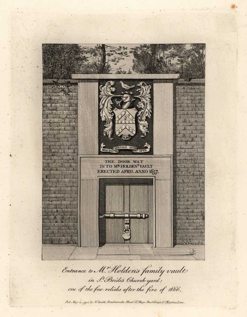 Eingang zu Mr von John Thomas Smith