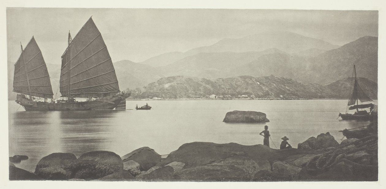 Eine Kanton-Handelsdschunke von John Thomson