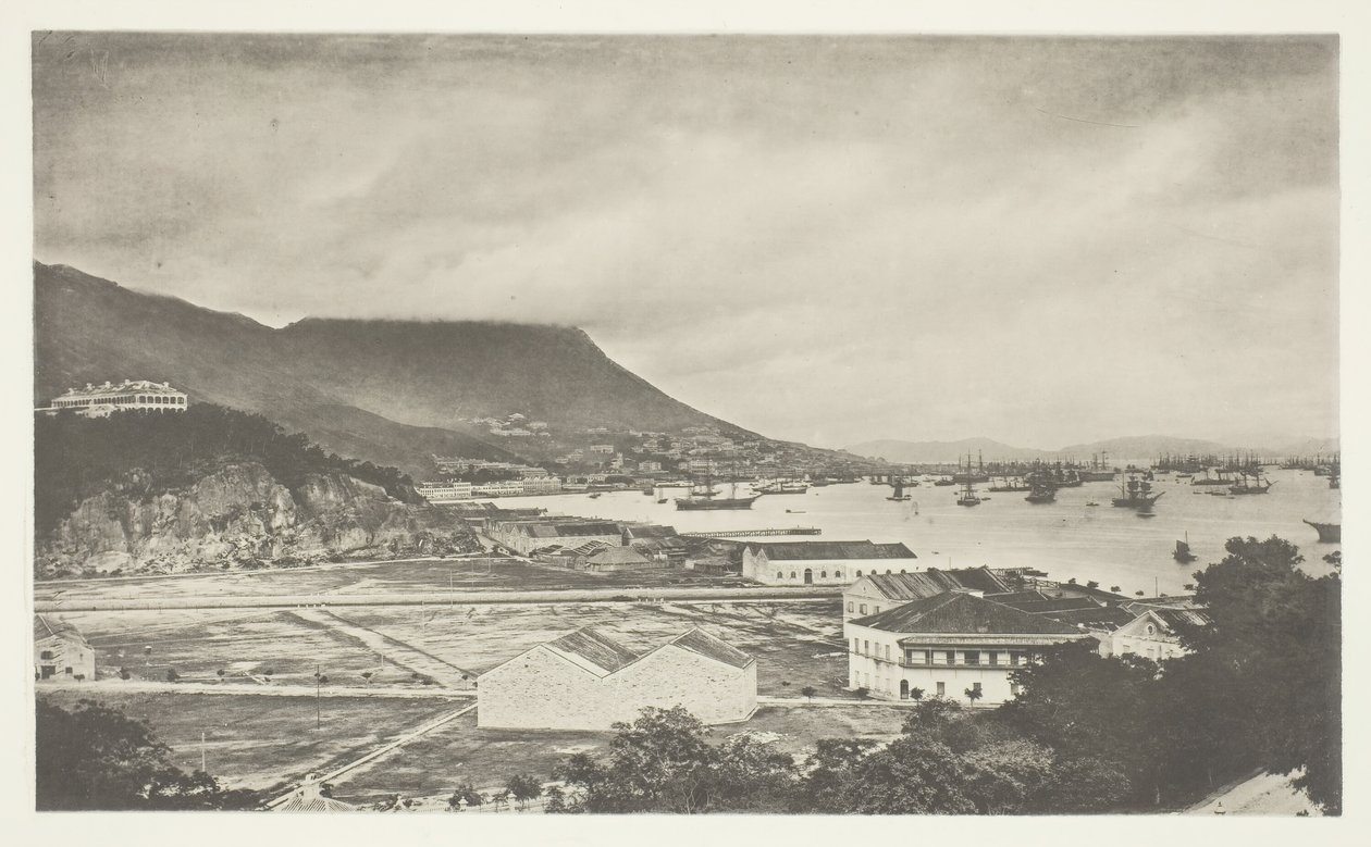 Stadt Victoria, Hongkong, ca. 1868 von John Thomson