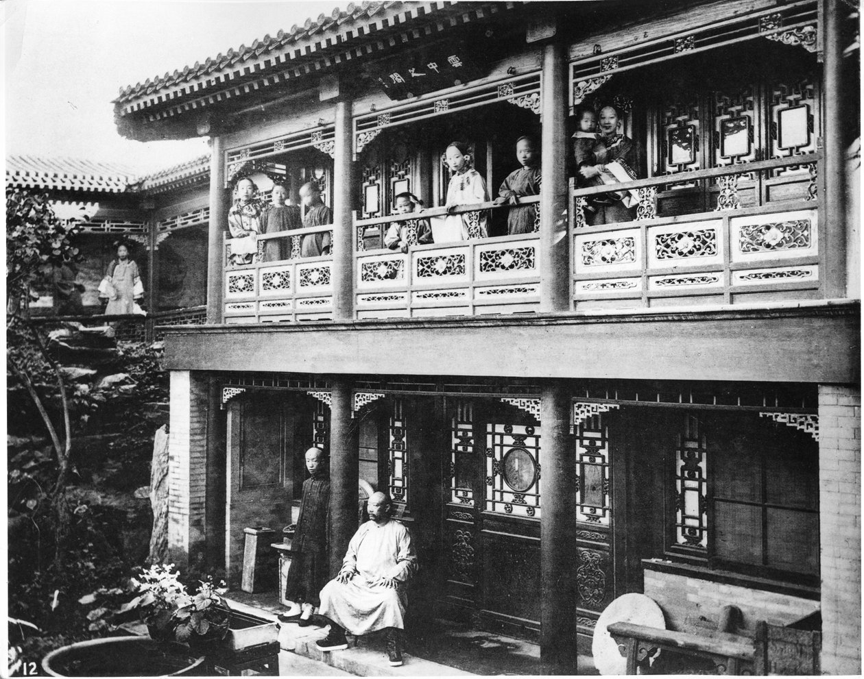Das Haus von Herrn Yang, ca. 1872 von John Thomson