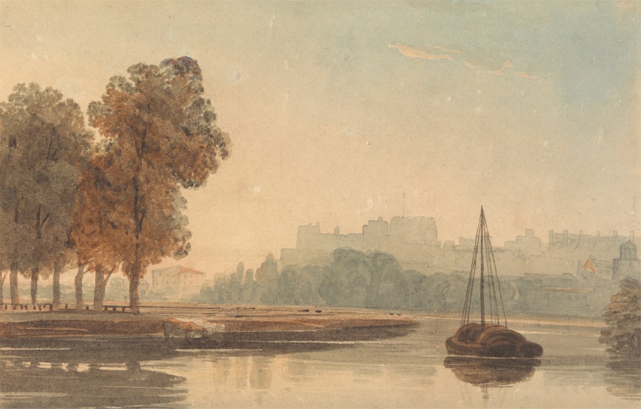 Die Themse bei Windsor von John Varley