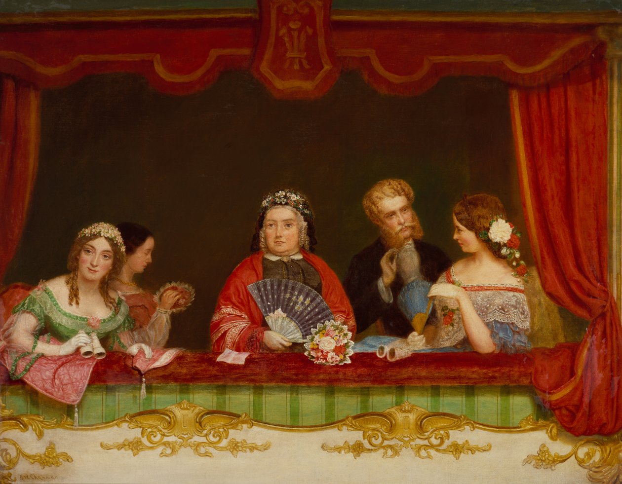 Privatloge, Drury Lane von John Watkins Chapman