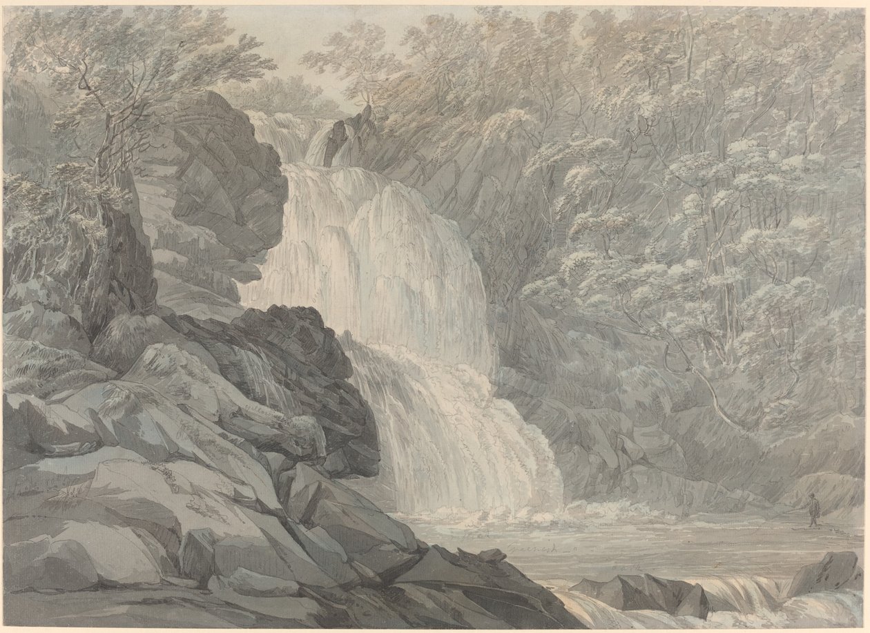 Mawddach-Fälle bei Dolgelly von John Webber