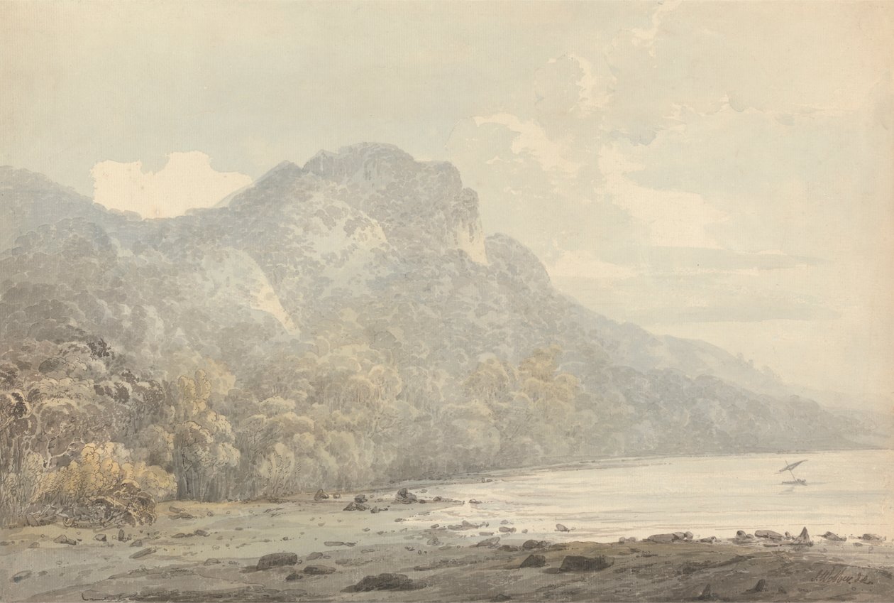 Ansicht von Krakatoa, Chinesische Meere von John Webber