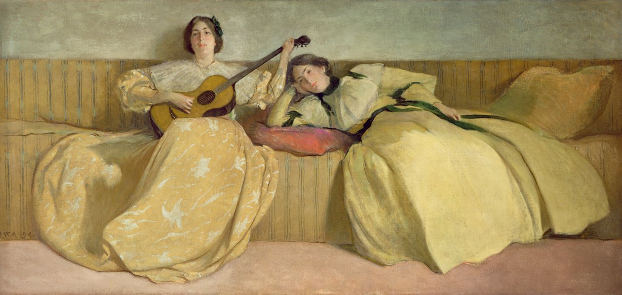 Panel für Musikzimmer von John White Alexander