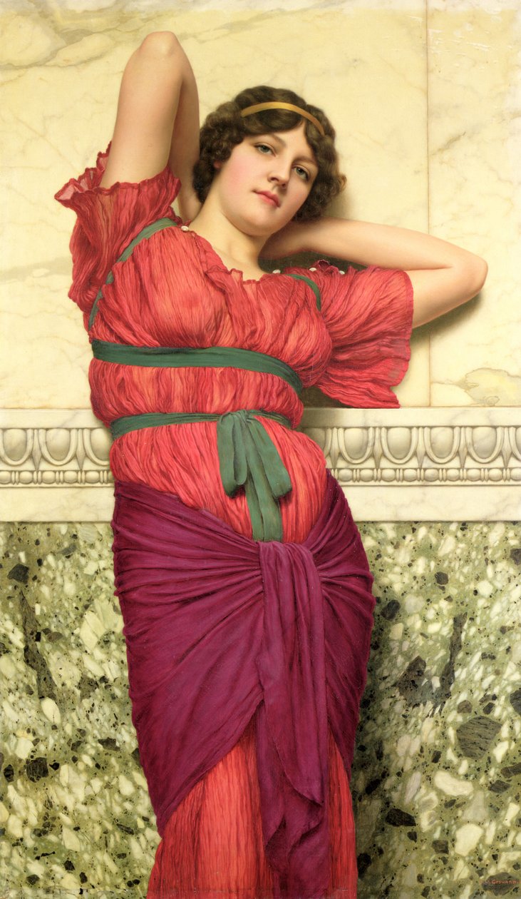 Kontemplation von John William Godward