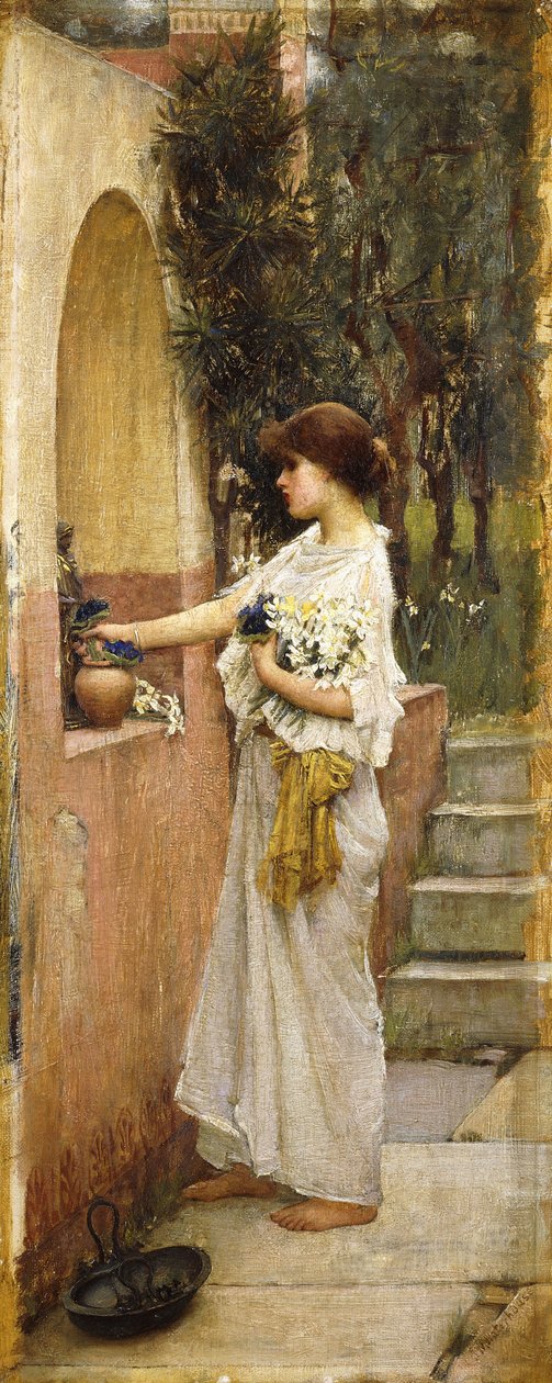 Ein römisches Opfer von John William Waterhouse