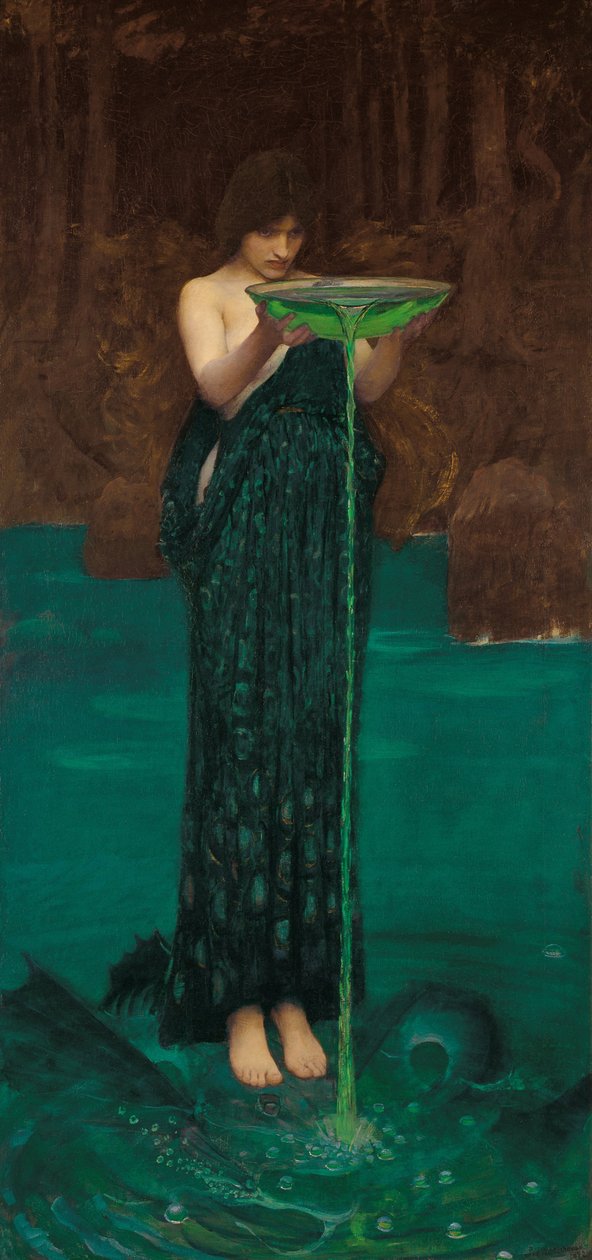 Circe Invidiosa, 1892 von John William Waterhouse