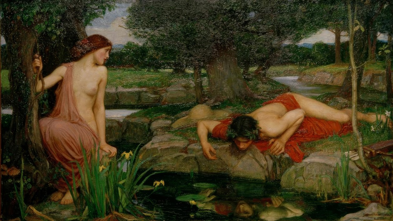 Echo und Narziss von John William Waterhouse