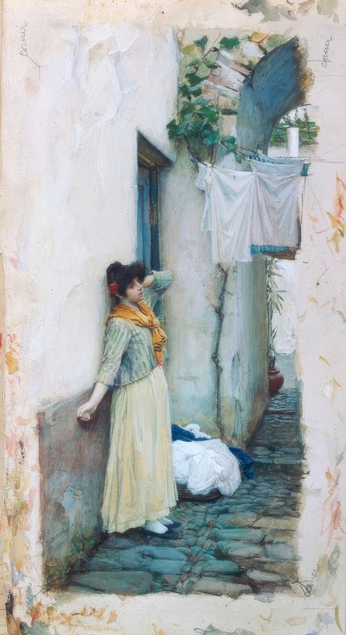 Ruhend von John William Waterhouse