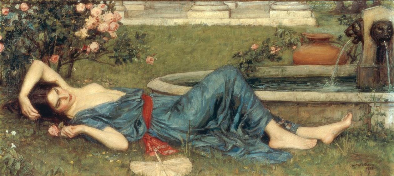 Süßer Sommer von John William Waterhouse