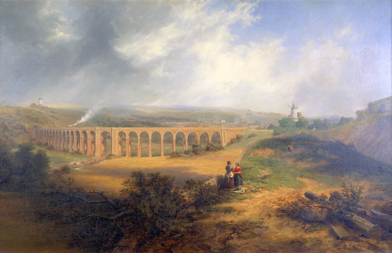 Rastricks Viadukt, London Road, Brighton von John Wilson Carmichael