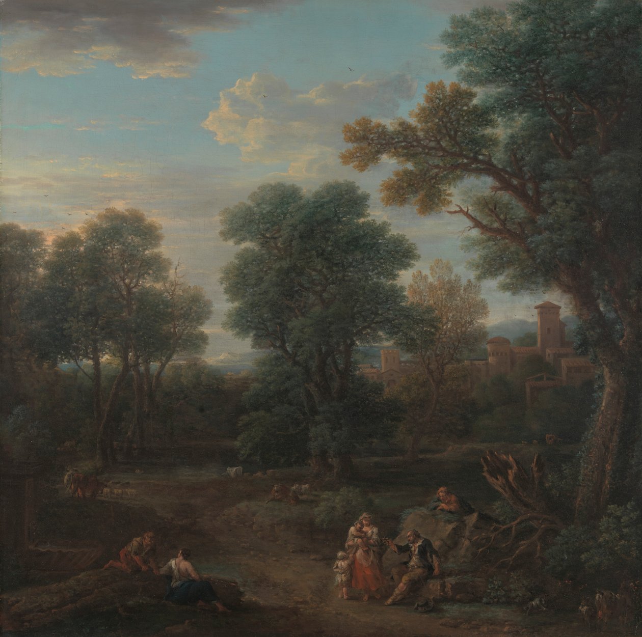 Klassische Landschaft: Morgen von John Wootton