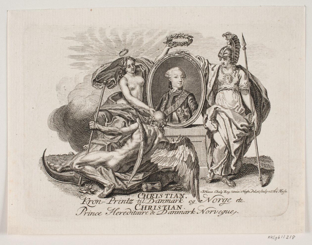 Christian VII. als Kronprinz von Jonas Haas