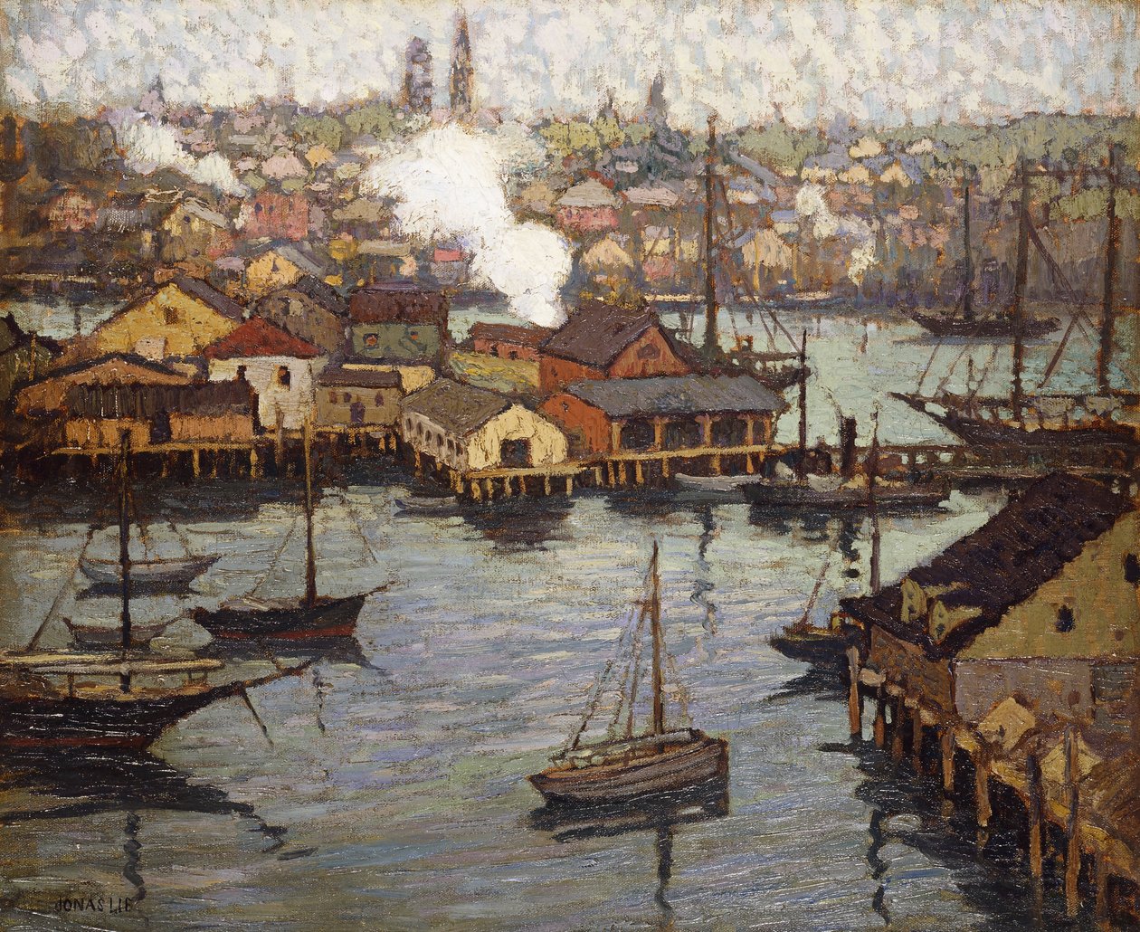 Blick vom Banner Hill, East Gloucester von Jonas Lie