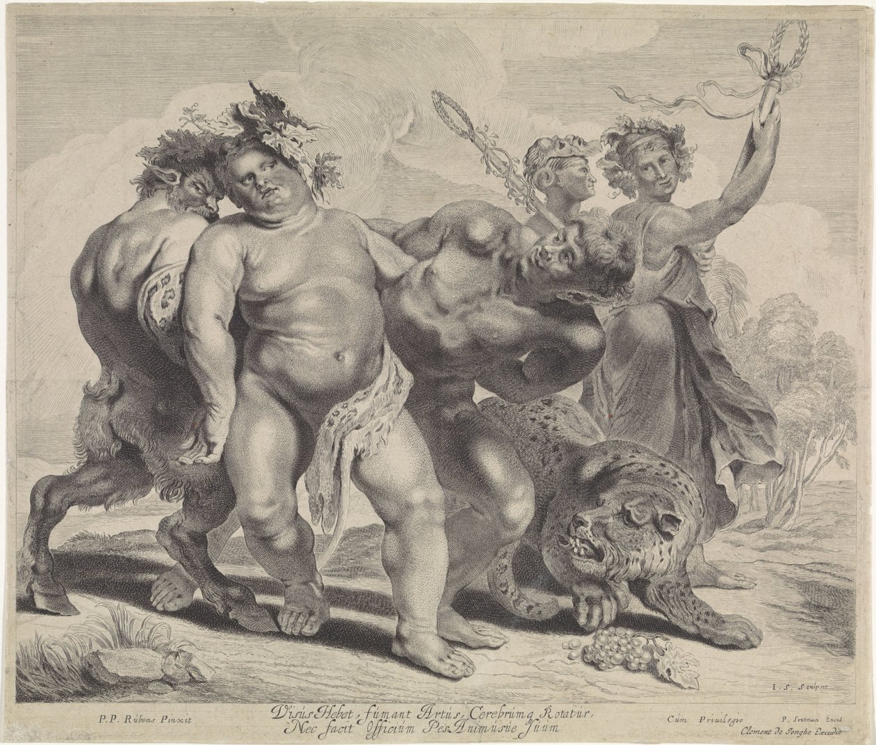Trunkenheit des Bacchus von Jonas Suyderhoef