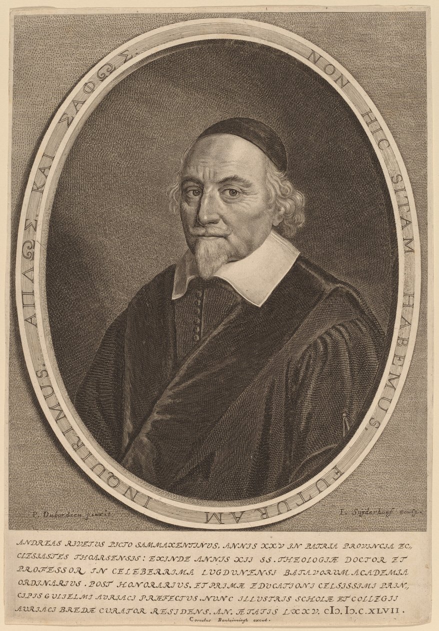 Andreas Rivetus von Jonas Suyderhoff after Pieter Dubordieu