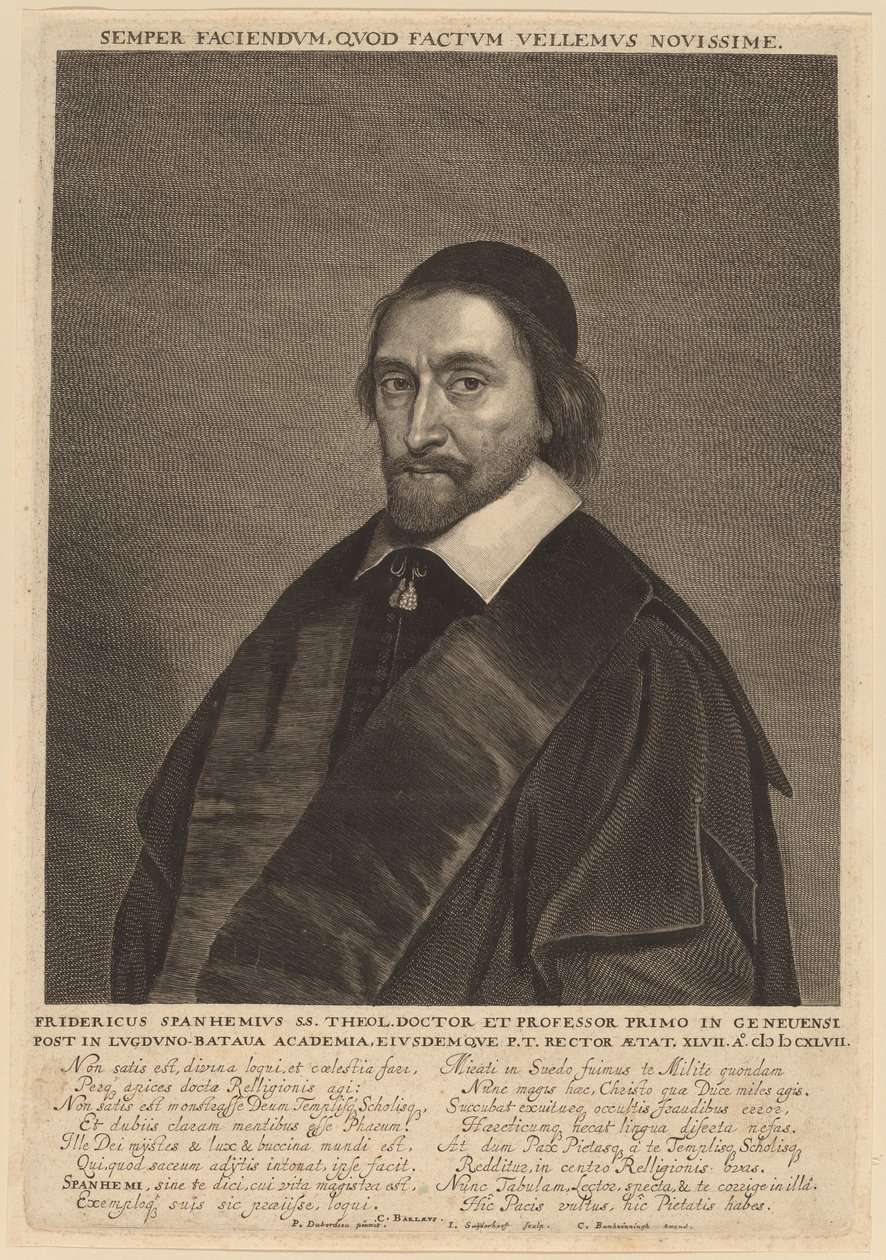 Frederick Spanheim von Jonas Suyderhoff after Pieter Dubordieu