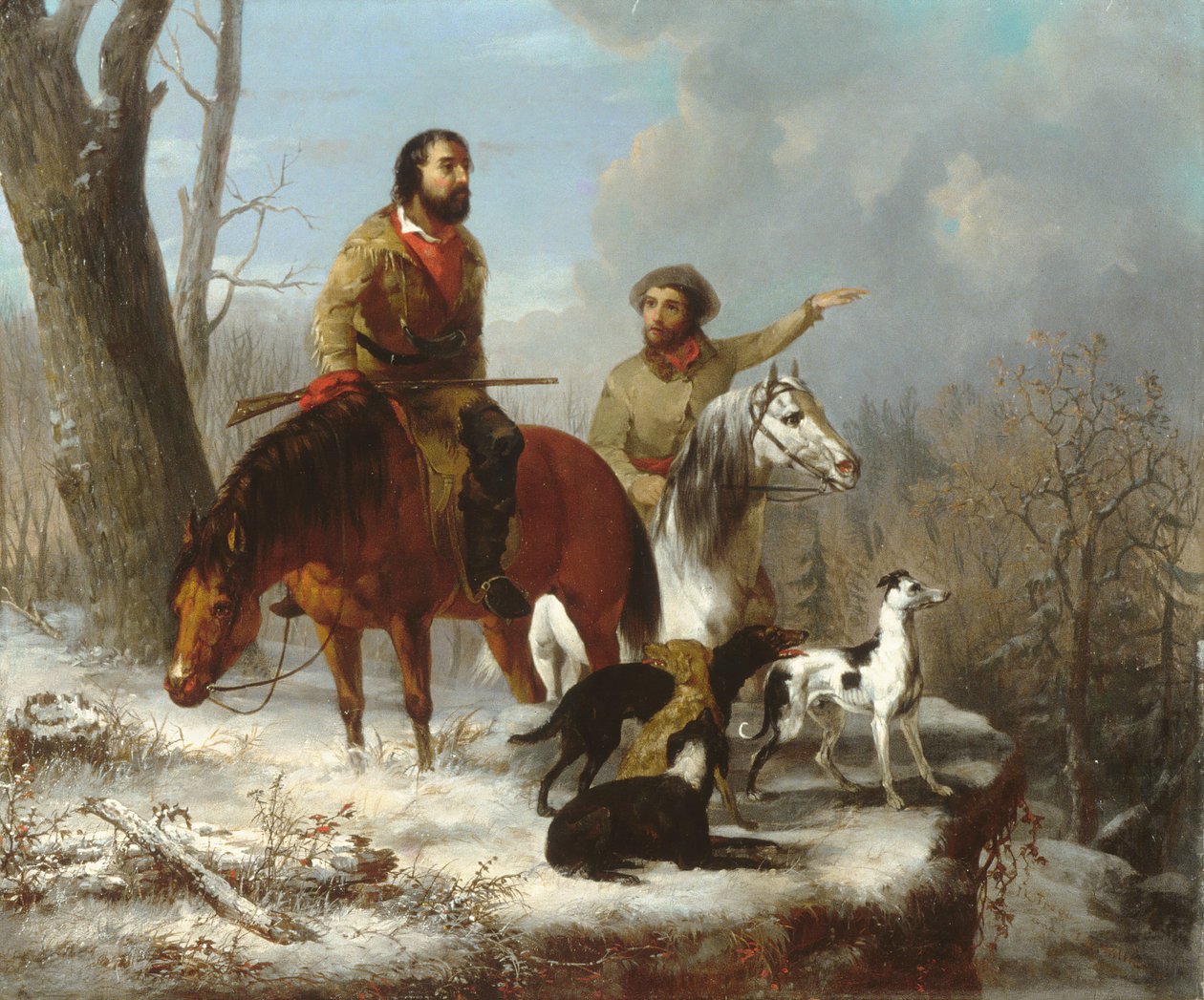 Fallensteller, ca. 1855 von Jonathan K. Trego