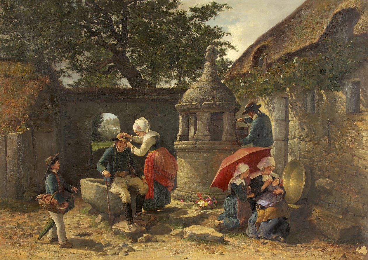 Auf dem Weg zum Fest von Jonathan Pratt