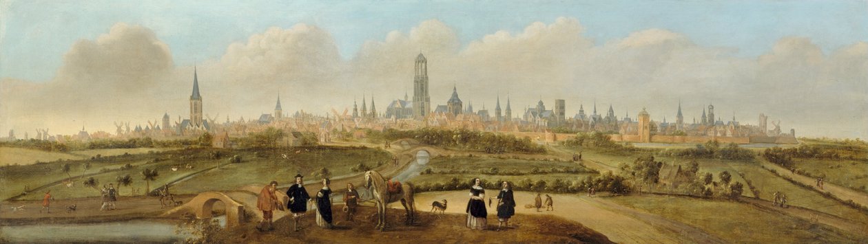Blick auf die Stadt Utrecht von Joost Cornelisz. Droochsloot