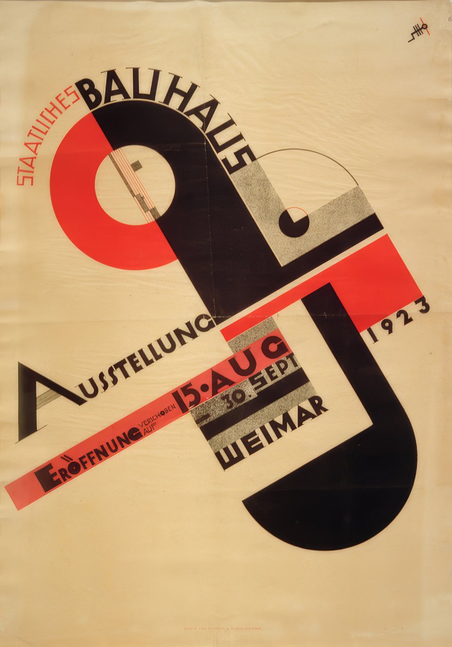 Staatliches Bauhaus Ausstellung Weimar 1923 von Joost Schmidt